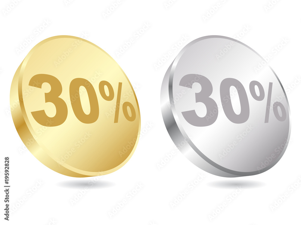 thirty percent discount icon vector illustration thirty percent discount icon vector illustration