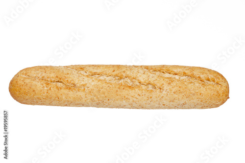 Crusty french baguette