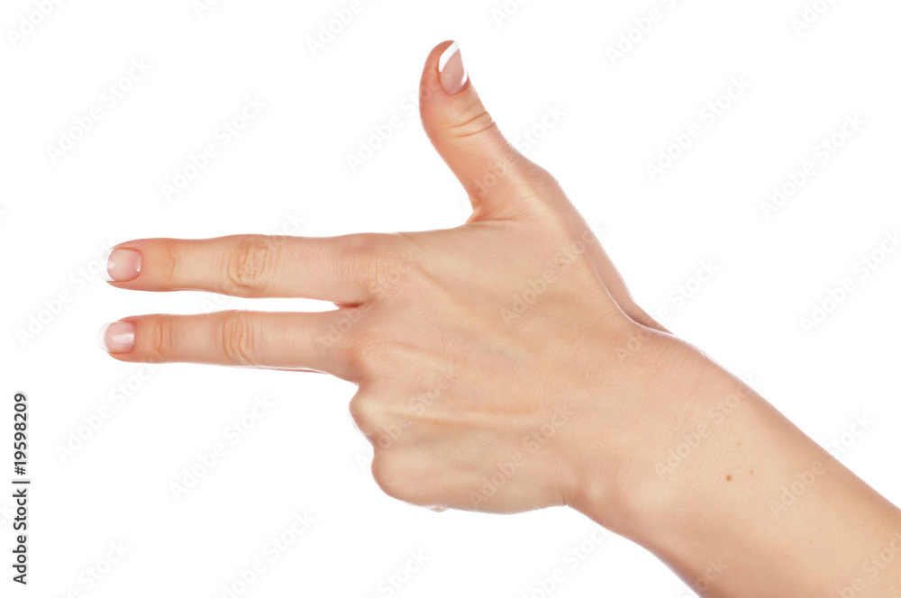 Various signs hands and palms Various signs hands and palms