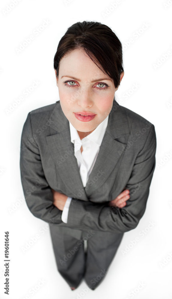 Portrait of a charismatic businesswoman with folded arms Portrait of a charismatic businesswoman with folded arms
