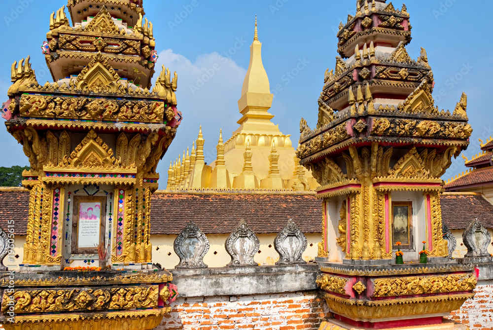 Fototapeta premium Wat That Luang, Laos.