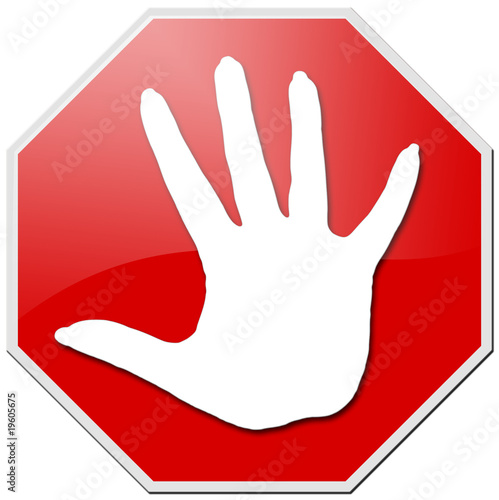 red stop