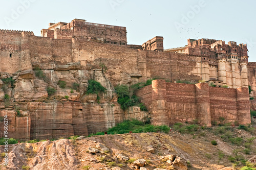 The Mehrangarh fort, Jodhpur, Rajasthan.