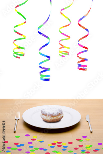 Teller mit Berliner