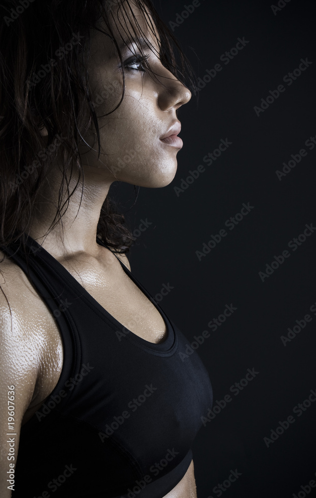 Fototapeta premium Sexy wet skin