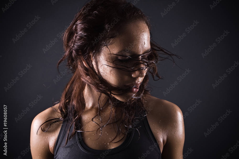 Naklejka premium sexy woman