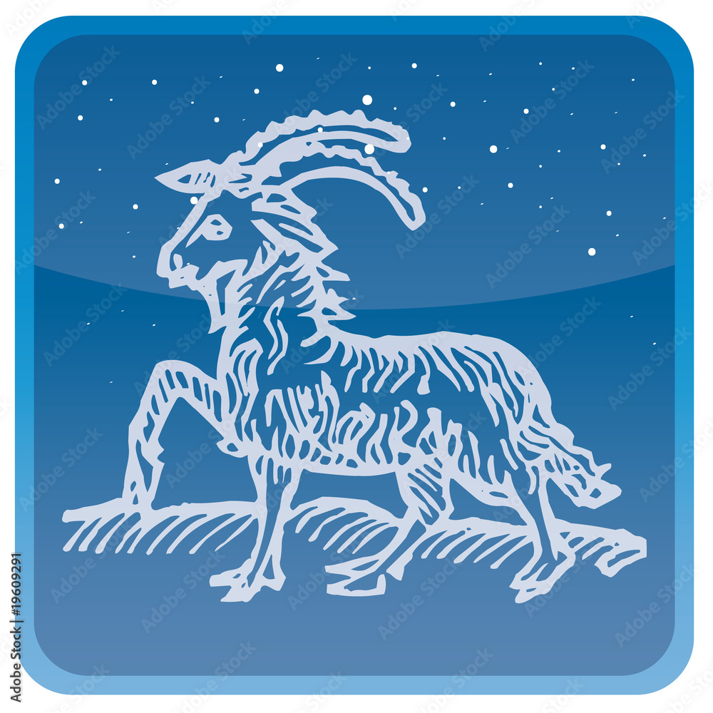 Fototapeta premium Sternzeichen Steinbock