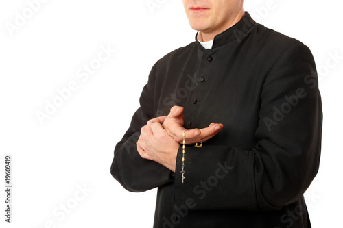 Tableau sur toile Young priest