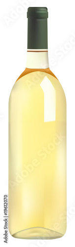 white wine bottle