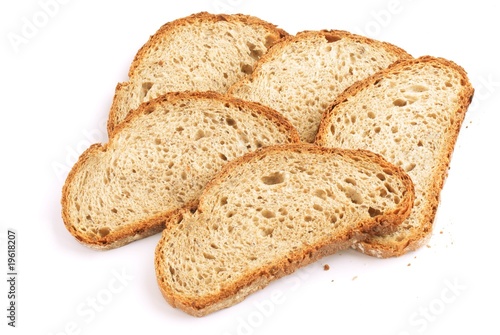 slices of graham bread