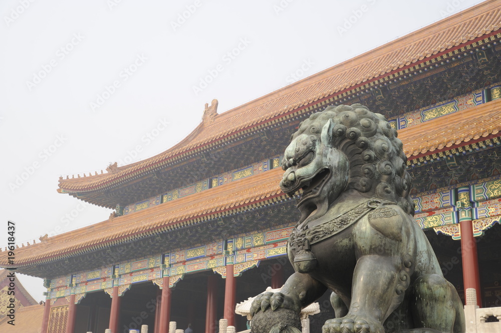 Naklejka premium The forbidden city, Beijing