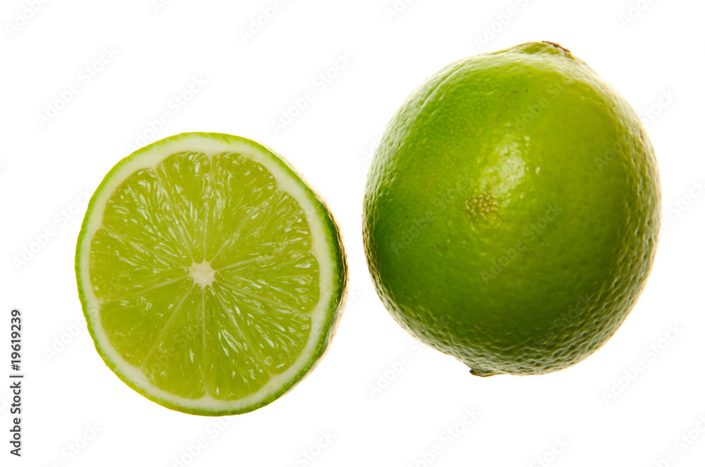 lime isolated on white background lime isolated on white background