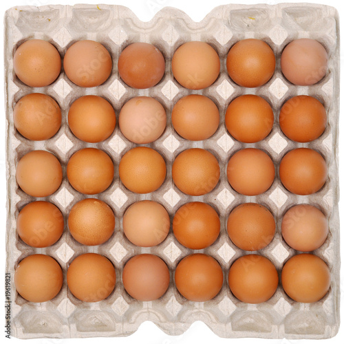Eggs in protective packaging