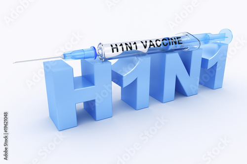 h1n1 vaccine syringe photo