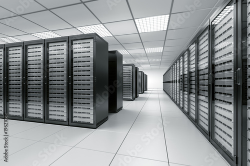 Naklejka Server room