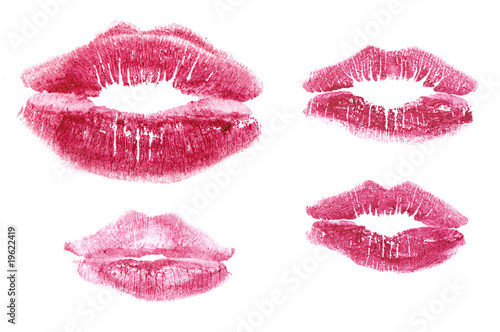 Various sexy lips stamps