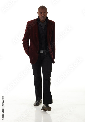 Young African businessman