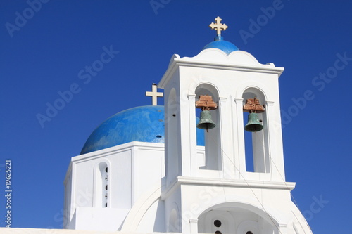 Bild auf Leinwand Eglise à Armorgos - Cyclades - Grèce