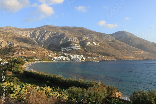 Bild auf Leinwand Baie d'Aegiali - Amorgos - Cyclades - Grèce