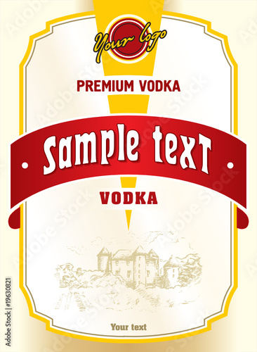 Label design - vodka