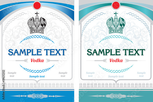 Label design - vodka