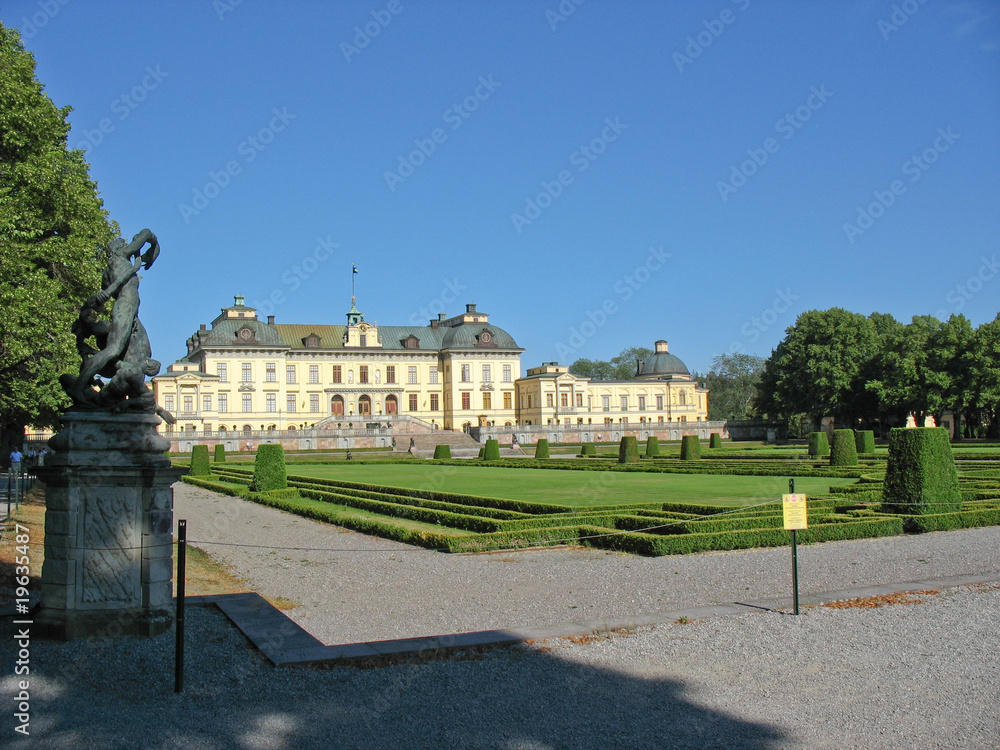 Fototapeta premium Drottningholm's castle (Sweden, Stockholm)