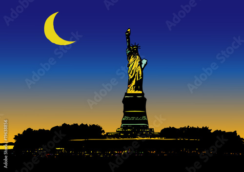 New York - Statua della Libertà photo