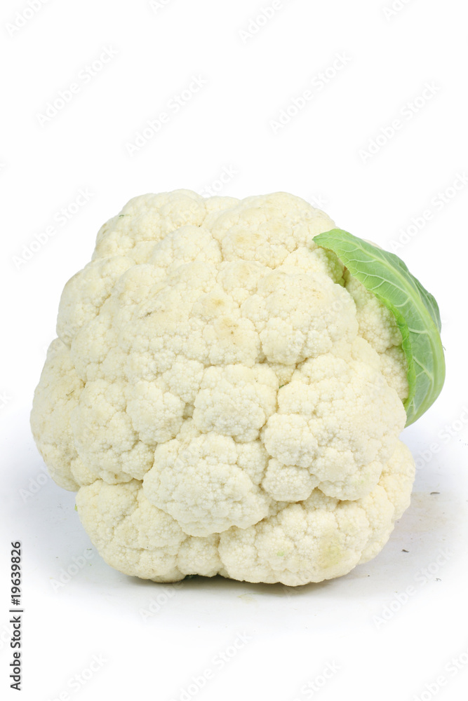 Whole Cauliflower isolated on white Whole Cauliflower isolated on white