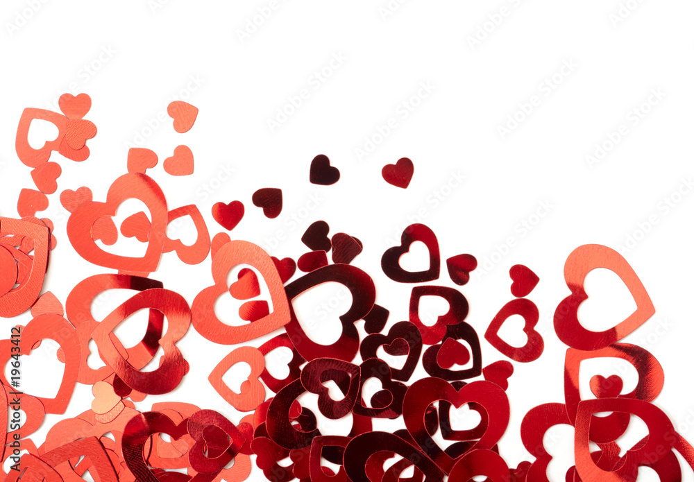 Valentine hearts background.