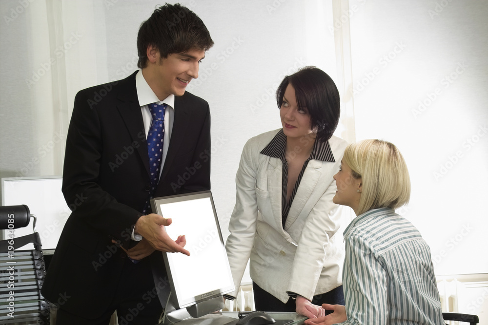 Fototapeta premium Engagiertes Team