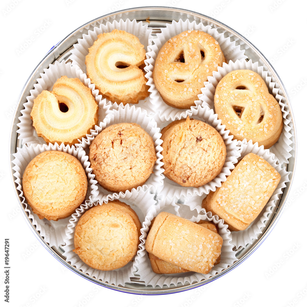 Danish Cookies in round box