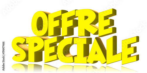 Offre speciale