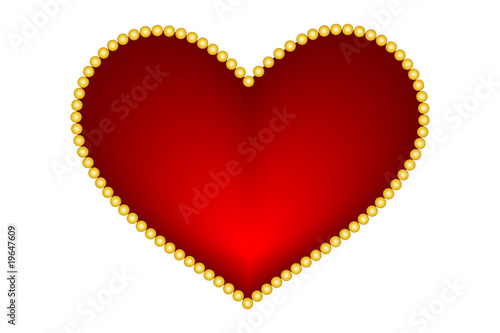 Valentine red  hearts