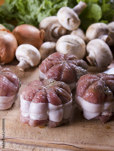 Bild auf Leinwand Paupiettes de veau