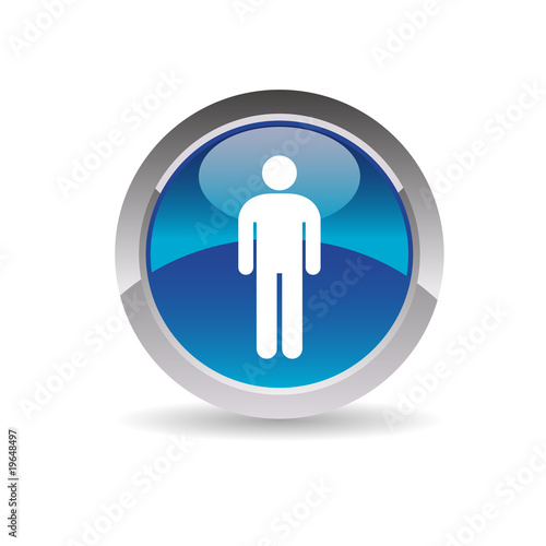 Icone personnage homme contact - Icon man
