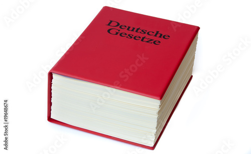 Tableau sur toile Gesetzbuch