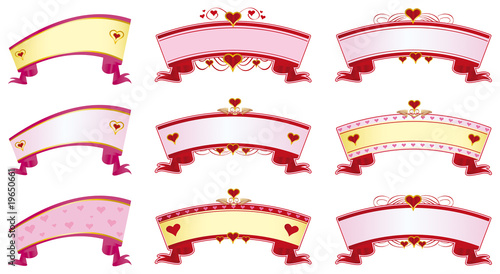 valentine's banners