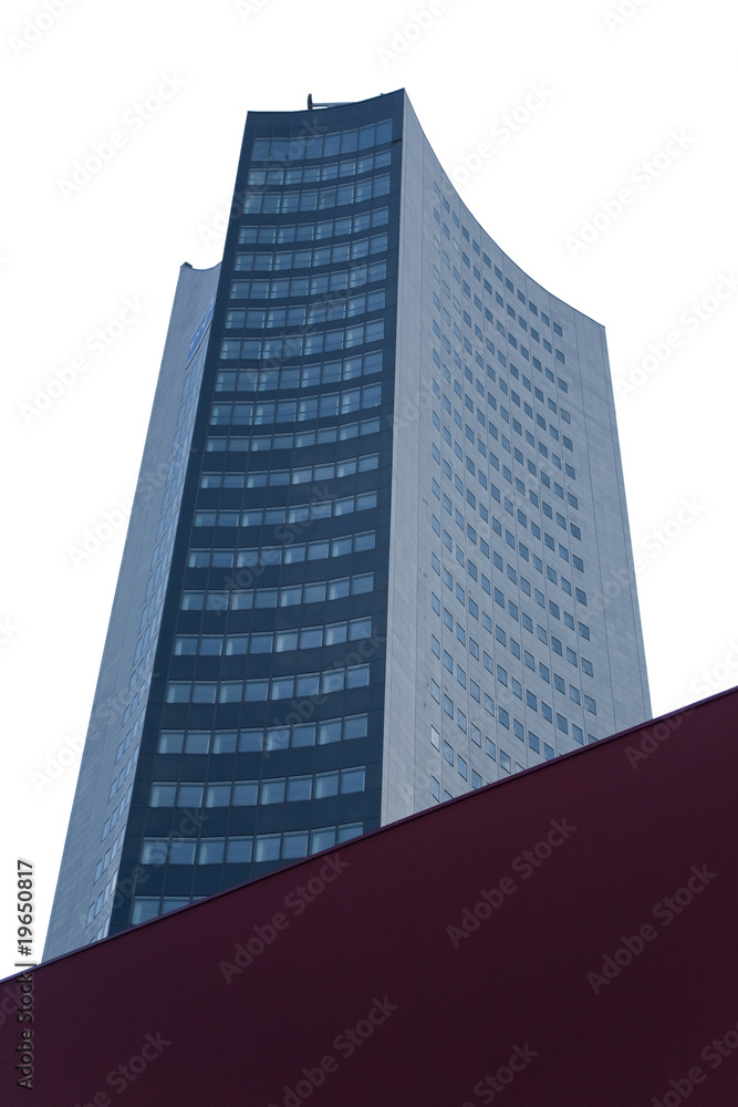 Fototapeta premium Uniriese in Leipzig freigstellt