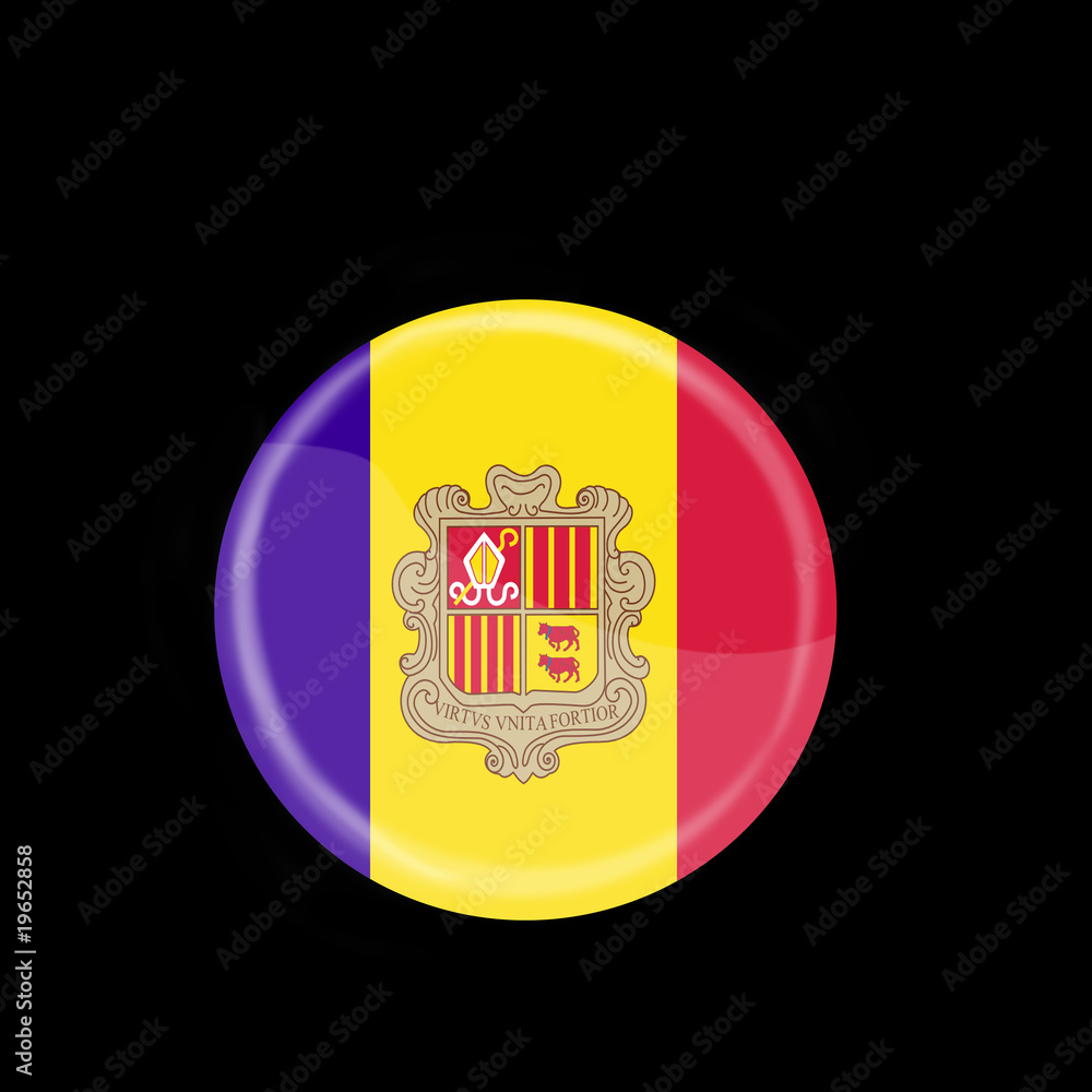 flag of the andorra flag of the andorra