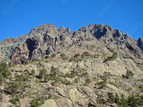 Corse : paysage de montagne à Haut-Asco