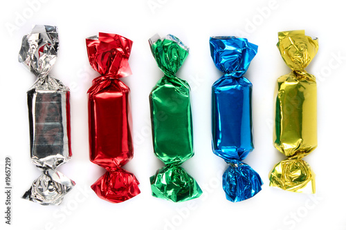 Colorful candy isolated photo