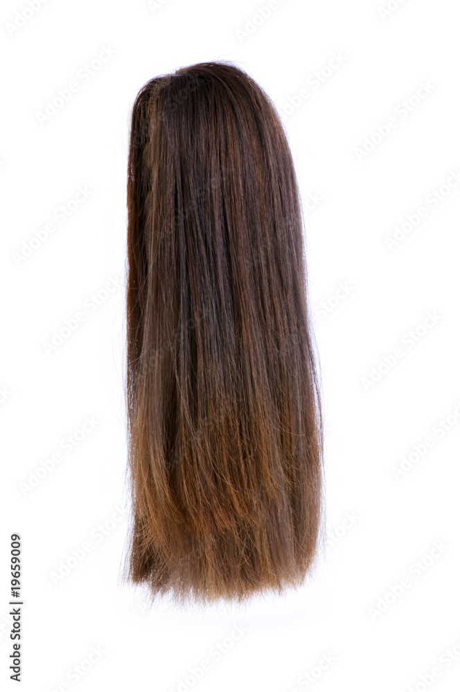 Hair wig isolated on the white Hair wig isolated on the white