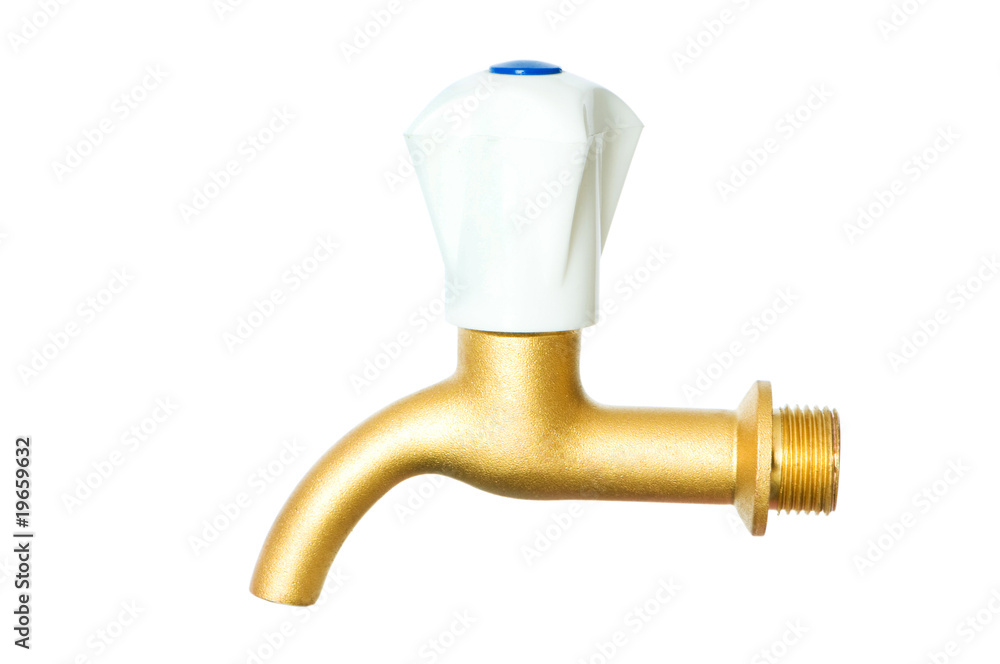 Detached tap isolated on the white background Detached tap isolated on the white background