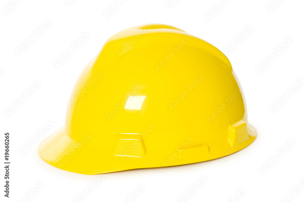 Hard hat isolated on the white background Hard hat isolated on the white background