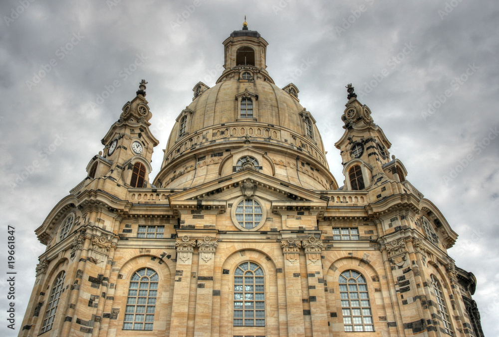 Dresden church in HDR