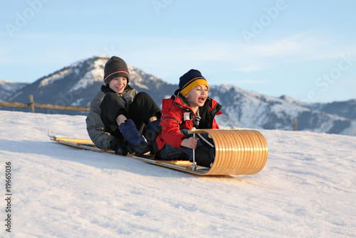 Fotografie Toboggan Boys