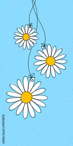 3 Blümchen übereinander