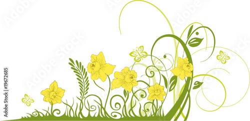 Ostern, Osterglocken, Narzissen, Blume, Blüte, floral