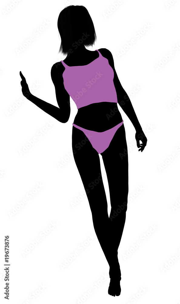 Woman Lingerie Silhouette