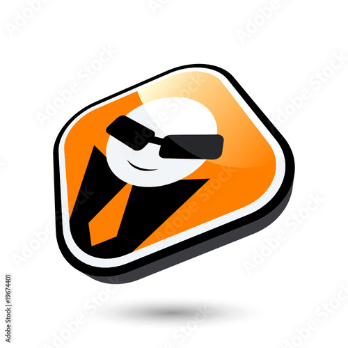 agent detektiv geheim zeichen symbol